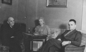 Weihnachten 1947 Ernst Franz (1877 - 1980) Grete Franz (1884 - 1970) Otto Franz (1913 - 1987)